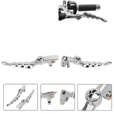 2x Motorcycle Skull Brake Clutch Lever For Yamaha V-Star Drag Star XVS 400 650 • $25.91