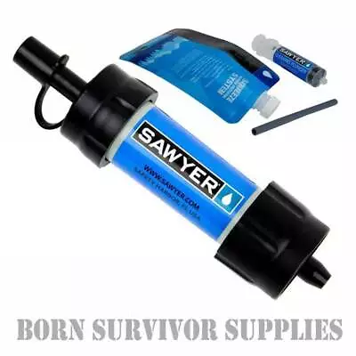 SAWYER Mini Water Filter Kit Set - Filtration Survival Purification Straw AU • $43.89