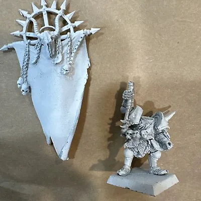 WHF Warriors Of Chaos Metal Chaos Standard Bearer Limited Edition 2002 GW • $60