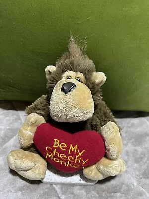 Cheeky Monkey ‘ Be My Cheeky Monkey’ Plush Soft Toy 6” • £10