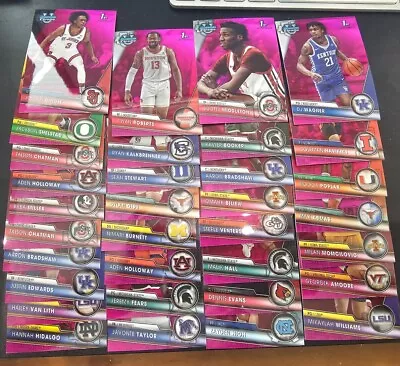 2023-24 Bowman Chrome U Basketball. 32 Card Lot All 1st Bowman  Pink Refractors  • $5.50