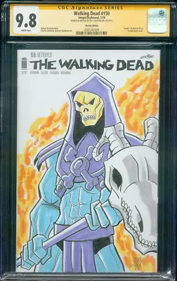 Masters Of The Universe 1 CGC SS 9.8 Slayton Skeletor Original Art Sketch • $179.99