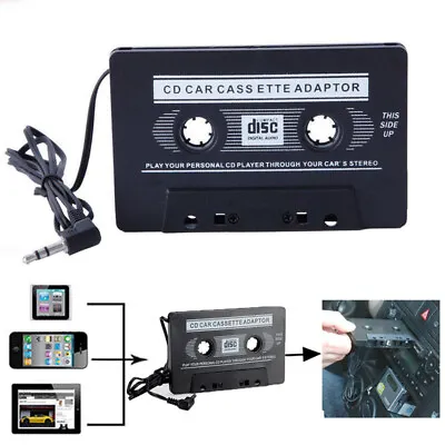 £4.12 • Buy 3.5mm Connector Car Audio Cassette Adaptor For Iphone Ipod Samsung S8 S9
