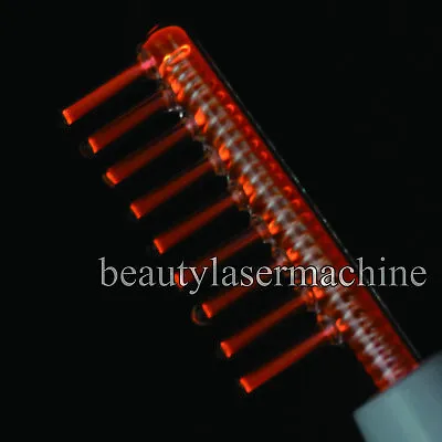$14 • Buy High Frequency Facial Spa Hair Grow Comb Electrode Glass Tube Orange Violet Ray