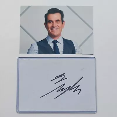 Ty Burrell Signed 4x6 Index Card With COA (Modern Family Finding Dory) Auto • $57.99