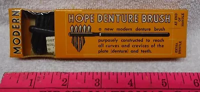 ** Vintage - HOPE - DENTAL TOOTHBRUSH - 1940's Or 50's - UNUSED In Original BOX • $11.24