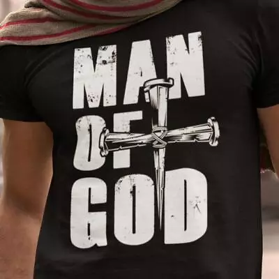 MAN OF GOD - Christian Tee Religion God Tee Shirt Any Color Any Size • $19.18