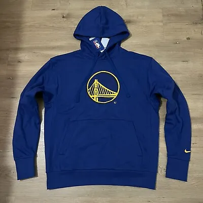 New Nike Golden State Warriors Fleece Air Max Jumper Hoodie Tech Jacket Coat XL • $39.99