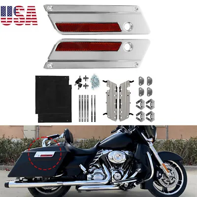 Hard Bag Saddlebag Hardware Latch Hinge Lock Kit Fits Harley Road King 1993-2013 • $45