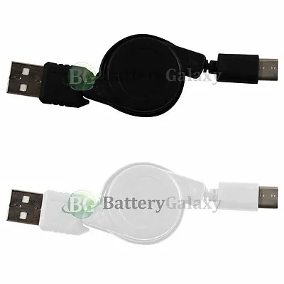 1 2 3 4 5 10 20 25 50 100 Lot USB Retractable Type C Data Charger Cable Cord • $3.29