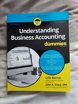Understanding Business Accounting For Dummies - UK By John A. Tracy Colin... • £9.99