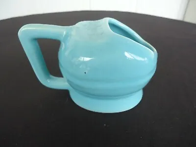 Vintage Art Dceo Shaving Mug Australian Pottery Teal Blue • $11.98