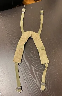 US Army  Suspenders Field Pack Combat  Original Vietnam Vintage • $14.99