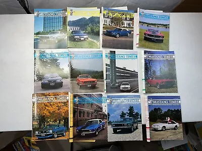 Vintage Mustang Times Magazine 1992 Full Year 12 Issue Original Cover Protectors • $49.99
