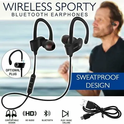 Wireless Bluetooth Sport Earbuds Earphones Headset For IPhone Samsung Xiaomi • $16.63