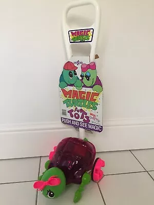 £17.50 • Buy Vintage Magic Turtles For Tots Push Along Toy; Sparkling Lights; Ages 1-4; L60cm