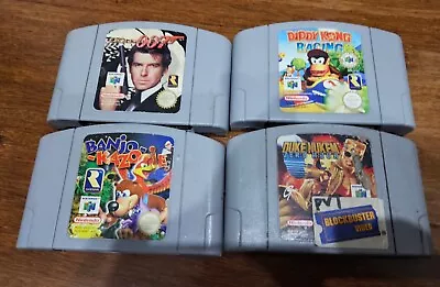  Nintendo 64 Games Bundle007DiddyBanjo Doke Nukem CHEAP • $99.95