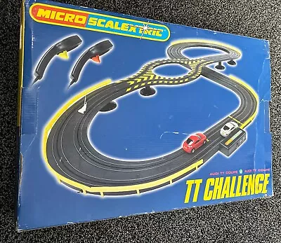 Micro Scalextric  TT Challenge 1:64 Scale Audi TT Coupe Working See Video • £15