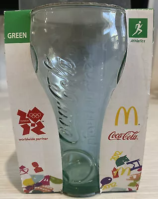 Mcdonald's Coca Cola London Olympics 2012 Glass Cup Green Colour Brand New • $10.29