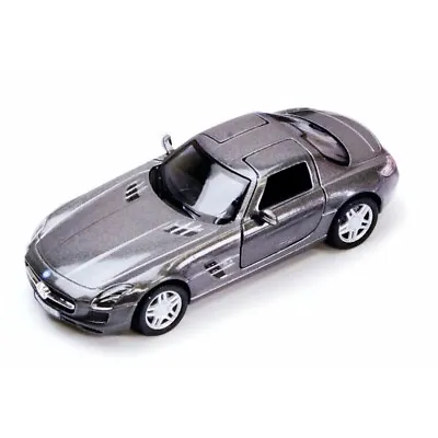 5349 Brand New 5 Kinsmart Mercedes Benz SLS AMG Diecast Model Toy Car 1:36 Gray • $9.99