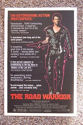 The Road Warrior Lobby Card Movie Poster Mad Max Mel Gibson • $4.50