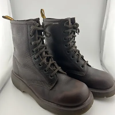 Vintage Doc Martens Boots Made In England Size 6 Leather Style 8304 Very Nice • $71.99