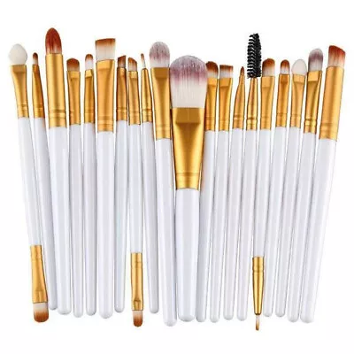 Make Up Brushes Set Pro 20pc Face Blush Powder Foundation Eyeshadow Makeup Tool • £4.99