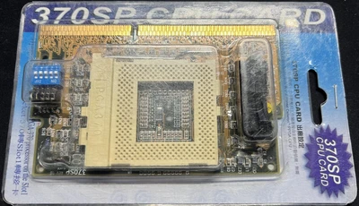 $19.95 • Buy NOS Socket 370 (PGA370) To Slot 1 Adapter Card For CPU/processor (370SP)