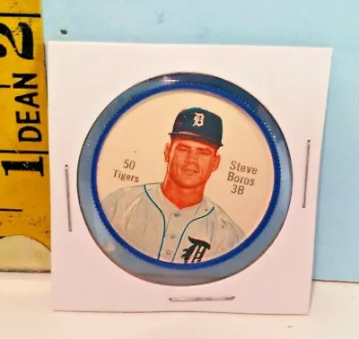 1962 Salada Tea Coin: Steve Boros Tigers #50 EX  • $9.95