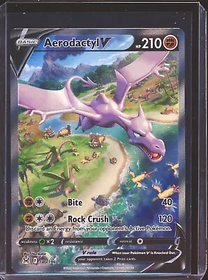 Pokémon TCG Aerodactyl V Sword & Shield - Lost Origin 180/196 Holo Ultra Rare • $99.99