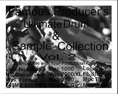 Famous Producers Ultimate Drum And Sample Collection Vol 2  M-F USB  CF. • $30