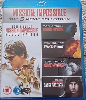 Mission Impossible 5 Movie Collection Blu-ray Boxset New & Sealed Tom Cruise  • £13.99