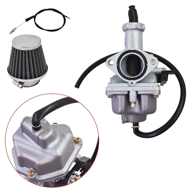 $23.59 • Buy Carburetor & Throttle Cable & Air Filter Fit For Honda XR100 XR100R XL100S Carb