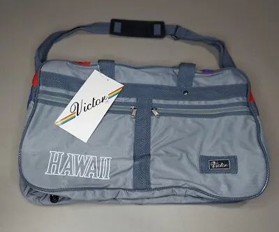NOS Vintage Hawaii Fashion By Victor Insulated Rainbow Beach Duffle Shoulder Bag • $50