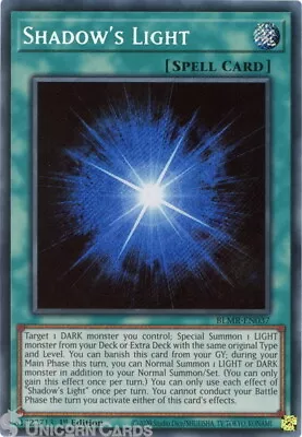 BLMR-EN037 Shadow's Light :: Secret Rare 1st Edition Mint YuGiOh Card • £0.99