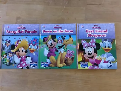 Lot Of 3 Disney Minnie Mouse. Story Reader Me Reader Hardcover BOOKS ONLY • $3.99