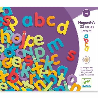 £19.25 • Buy Djeco Magnetic Alphabet - 83pc Wooden Lowercase Letter Magnets 