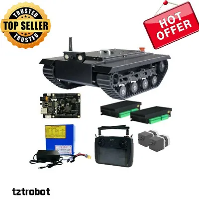 TR500S Robot Tank Chassis Rubber Track Assembled Load 50KG Image Transmission • $2996.20