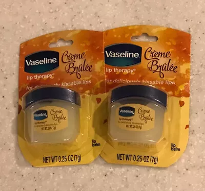 2PK Vaseline Lip Therapy Mini - 0.25 Oz (7 G) - Creme Brulee • $7.99