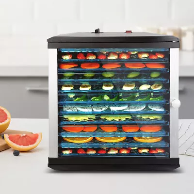 630W Food Dehydrator 10 Drying Tray Commercial BPA-free Dishwasher-friendly ABS • $198.95