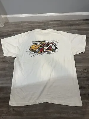 Vtg 90s First USA Grand Prix Racing T Shirt Sz XL SS Made In USA Stains • $19.95