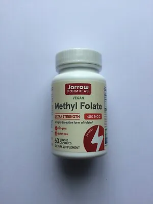 £10.99 • Buy Methyl Folate, 400 Mcg, 60 Veggie Caps - Jarrow