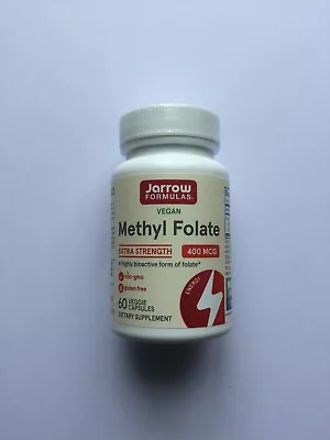 Methyl Folate 400 Mcg 60 Veggie Caps - Jarrow • £10.99