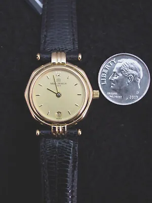 Michel Herbelin Ladies Watch Gold Lizard ETA Swiss 7 Jewel France 16860-P13 • $295.96