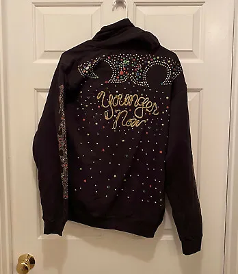 New Miley Cyrus Women's Younger Now Concert Music Tour Black Hoodie Medium • $49.95