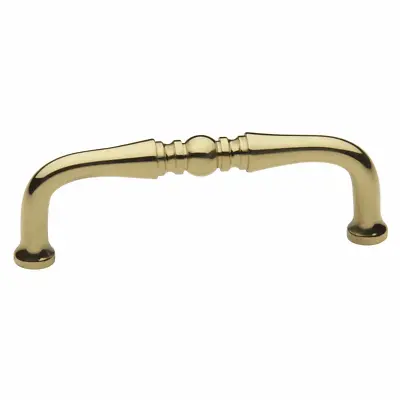 Baldwin 4963-030-BIN 3.5-Inch Colonial Style Cabinet Pull Polished Brass • $9.99