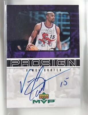 1999-00 UD MVP Prosign Vince Carter  (2nd Yr)  • $110