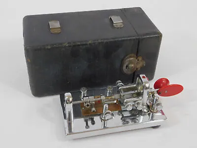 Vibroplex Original Deluxe Vintage 1951 Telegraph Key Bug  + Case (SN 174518) • $230