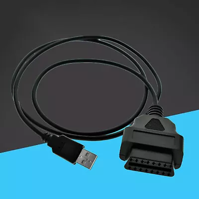 NEW 1PC 16Pin OBD2 To USB Port Charger Adapter Cable Connector Diagnostic Tool  • $10.81