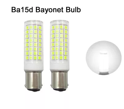 2pcs Ba15d Bayonet Base Led Light Bulb 102LED 7W 110V Ceramics Light White H • $10.99